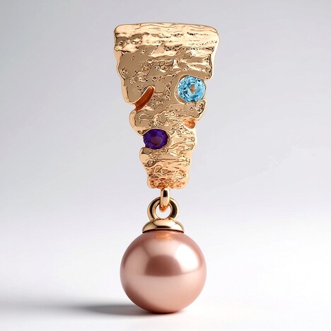 Ciondolo in argento con Perla Ming