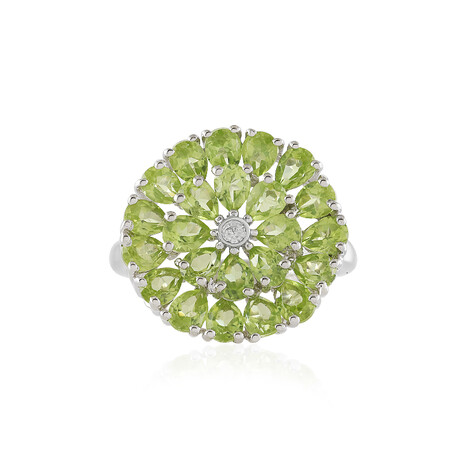 Peridot Silver Ring