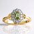 Anello in oro con Tanzanite Verde (non riscaldata)