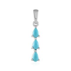 Pendentif en argent et Turquoise Sleeping Beauty