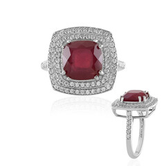 Anello in argento con Rubino del Madagascar