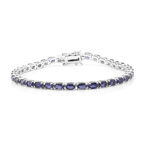 Iolite Silver Bracelet