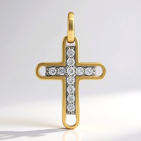 Pendentif en or et Diamant SI1 (G) (Annette)