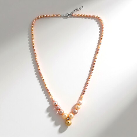 Collana in argento con Perla Ming (TPC)