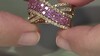Anillo en oro con Zafiro rosado (CIRARI)