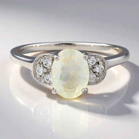 Anello in argento con Ortoclasio
