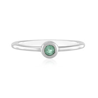 Anello in argento con Smeraldo Colombiano