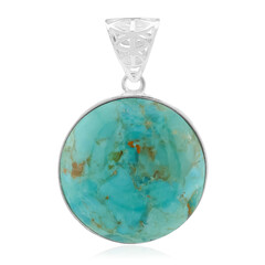 Colgante en plata con Turquesa azul del Mohave Kingman (Jones Lee)