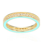 White Topaz Silver Ring (Adela Silber)