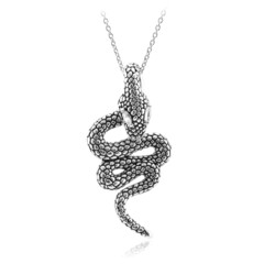 Collier en argent et Topaze blanche