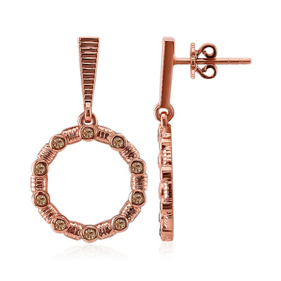Orecchini in oro con Diamante Rose de France SI1 di Argyle (Annette)