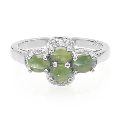 Alexandrit-Katzenauge-Silberring