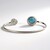 Bracciale in argento con Turchese (dagen)