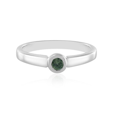 Bague en argent et Saphir du Montana