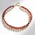 Collana in argento con Rodonite (Riya)