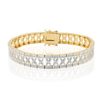 Bracciale in argento con Diamante I3 (I)