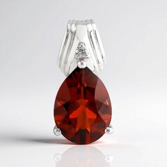 Ciondolo in argento con Citrino Madeira (de Melo Essence)