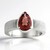 Anello in argento con Apatite Rossa