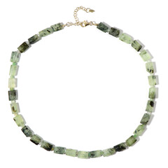 Collier en argent et Préhnite