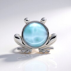 Ciondolo in argento con Larimar