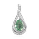 Ciondolo in argento con Fluorite Verde (Pallanova)