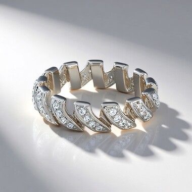 Zircon Silver Ring (de Melo Essence)