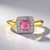 Anello in argento con Zaffiro Rosa del Madagascar