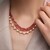 Collana in argento con Rodonite (Riya)