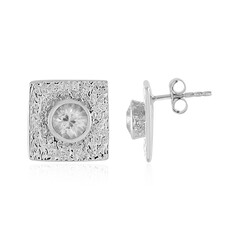 Boucles d'oreilles en argent et Zircon (de Melo)