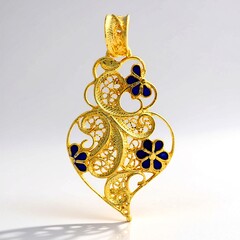 Ciondolo in argento (Joias do Paraíso)