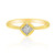 9K SI1 (G) Diamond Gold Ring (Annette)