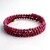 Bracelet en acier et Rubis du Mozambique (Riya)