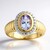 Anello in oro con Tanzanite Rosa (non riscaldata)