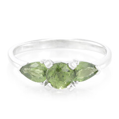 Bague en argent et Saphir du Mozambique
