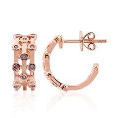 Orecchini in oro con Diamante Rosa d'Argyle I3 (Mark Tremonti)