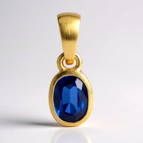 Ciondolo in argento con Cianite del Nepal