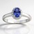 Anello in oro con Tanzanite AAA