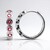 Orecchini in argento con Tormalina Rosa Brasiliana (Pallanova)