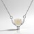 Collana in argento con Opale Bianco