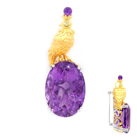 Ciondolo in argento con Ametista (Gems en Vogue)