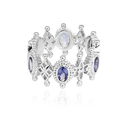 Tansanit-Silberring (Dallas Prince Designs)