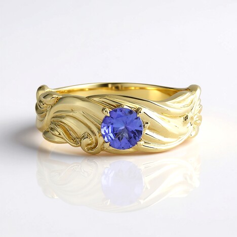 Anello in oro con Tanzanite (de Melo Gold)