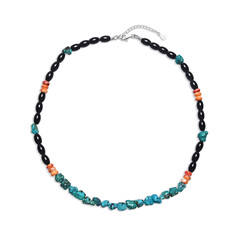 Black Onyx Silver Necklace