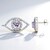 Boucles d'oreilles en argent et Améthyste Rose de France (Jahdo)