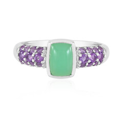 Anello in argento con Crisoprasio