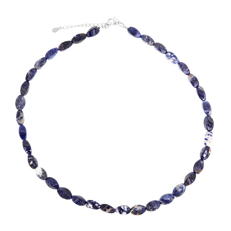 Collana in argento con Sodalite