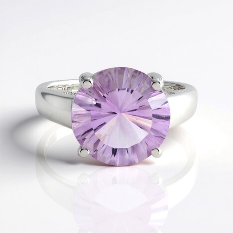 Anello in argento con Ametista Rose de France