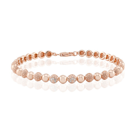 Zilveren armband met I3 (I) Diamanten