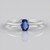 Anello in argento con Cianite