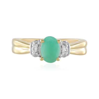 Bague en argent et Emeraude de Socoto